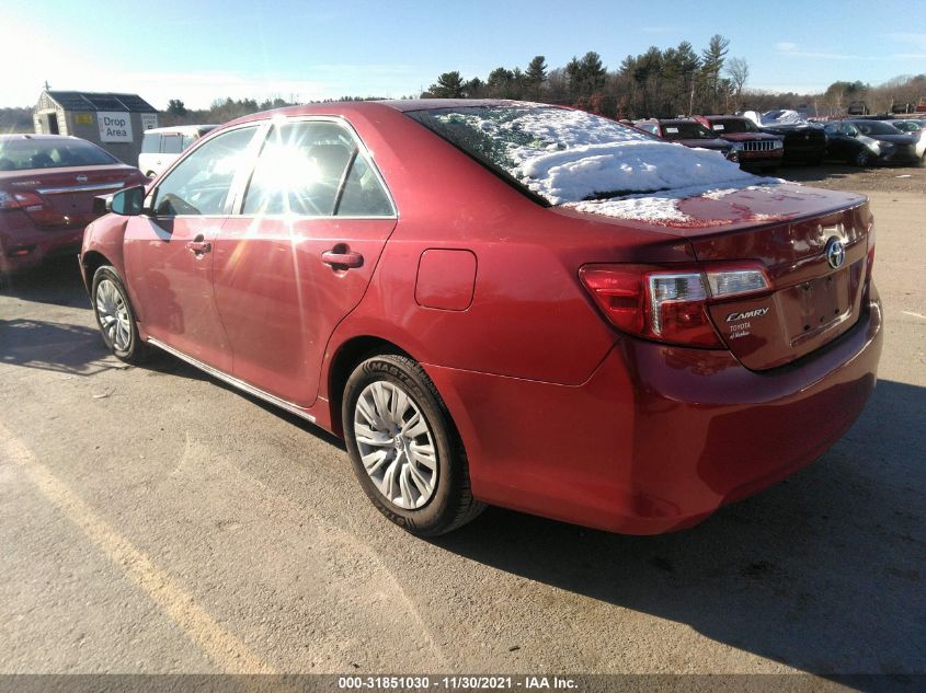 2013 TOYOTA CAMRY HYBRID LE 4T1BD1FK2DU076096