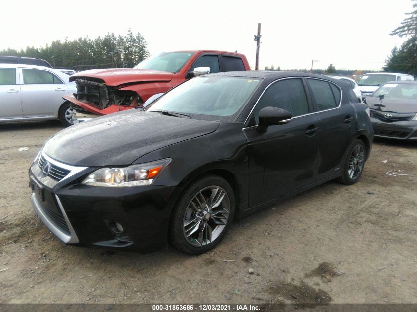 2014 LEXUS CT 200H HYBRID JTHKD5BH6E2183234