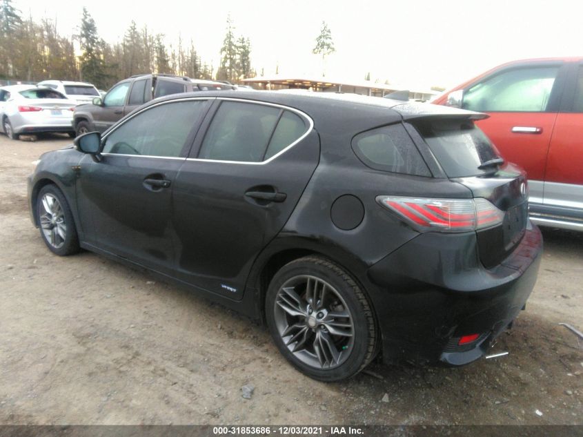 2014 LEXUS CT 200H HYBRID JTHKD5BH6E2183234