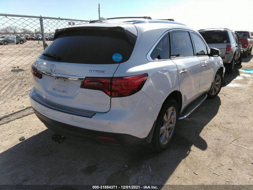 2014 ACURA MDX ADVANCE/ENTERTAINMENT PKG 5FRYD4H87EB002246
