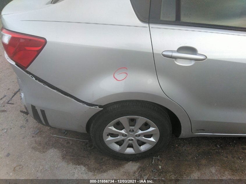 2013 KIA RIO LX KNADM4A30D6200527