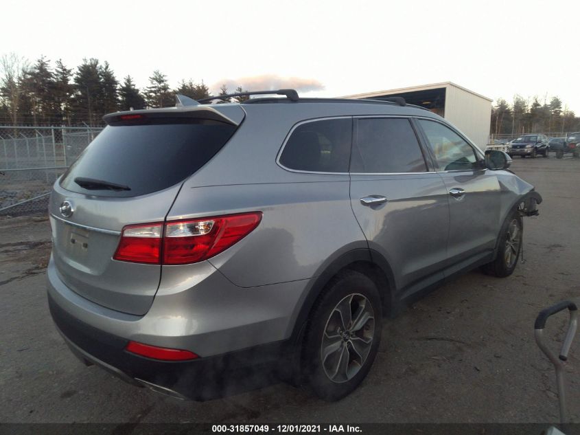 2014 HYUNDAI SANTA FE GLS KM8SN4HFXEU046411