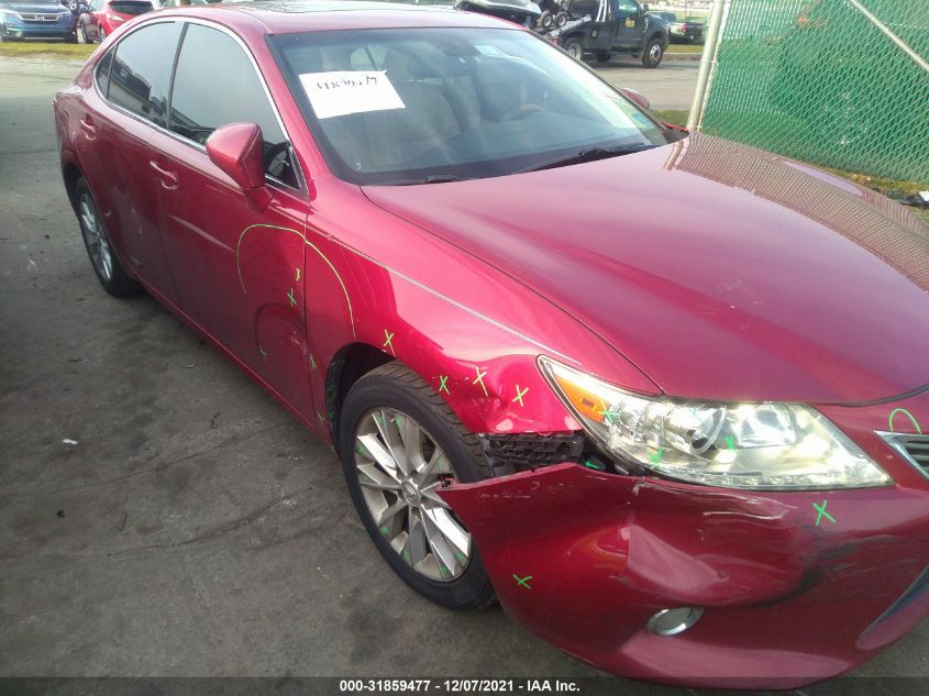 2013 LEXUS ES 300H HYBRID JTHBW1GG5D2030359