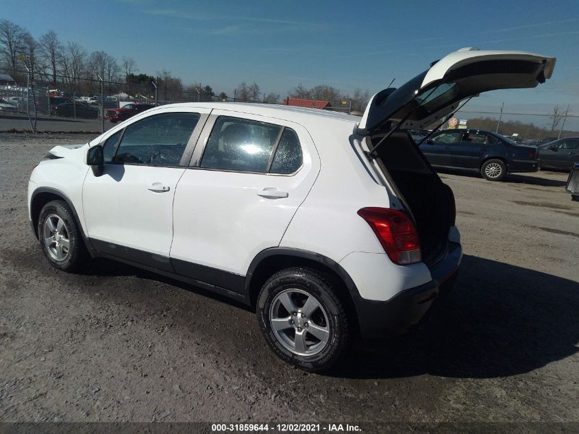 2015 CHEVROLET TRAX LS 3GNCJPSB5FL235854
