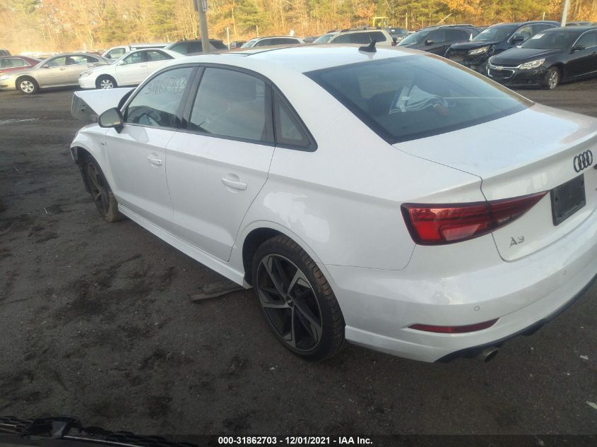 2020 AUDI A3 SEDAN S LINE PREMIUM PLUS WAUJEGFF2LA095148