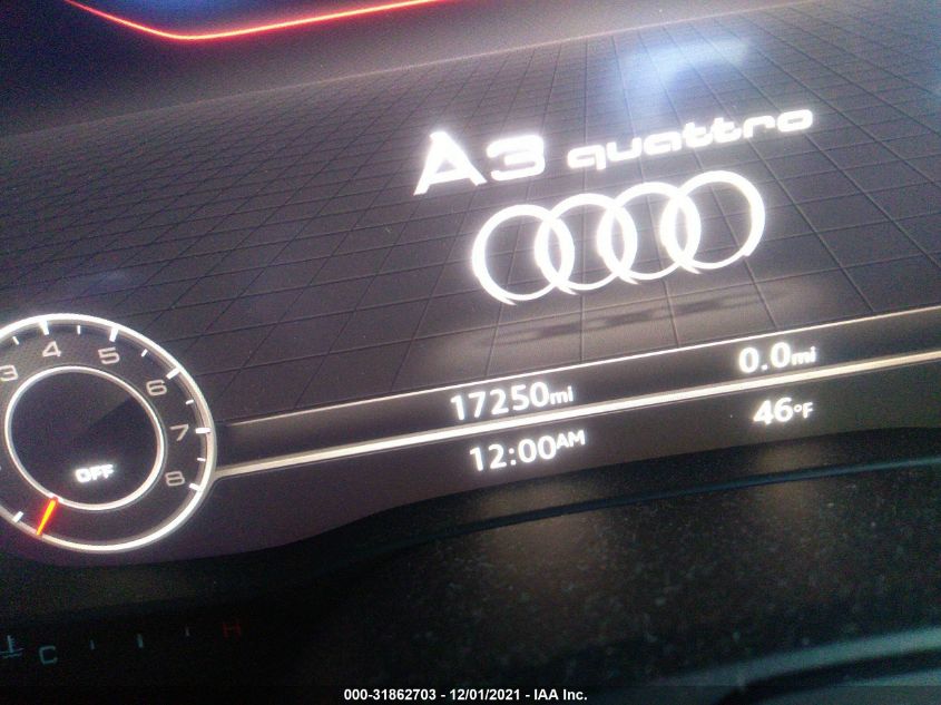 2020 AUDI A3 SEDAN S LINE PREMIUM PLUS WAUJEGFF2LA095148