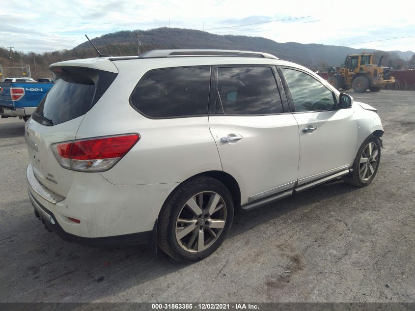 2015 NISSAN PATHFINDER PLATINUM 5N1AR2MM4FC683309