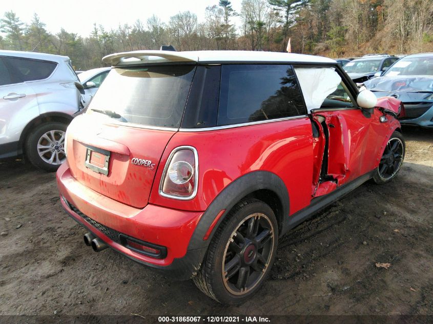2013 MINI COOPER HARDTOP S WMWSV3C59DT475697