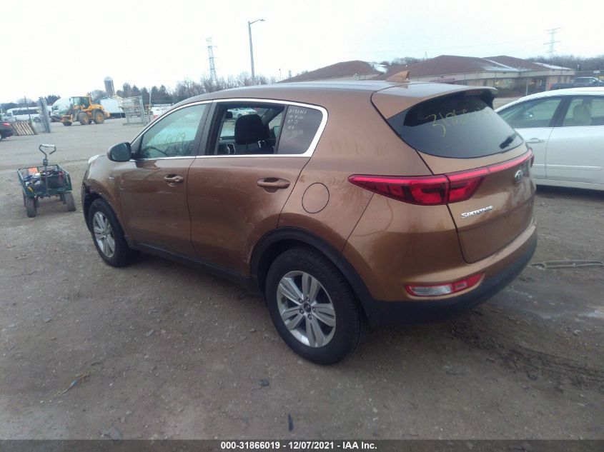 2017 KIA SPORTAGE LX KNDPMCACXH7159124