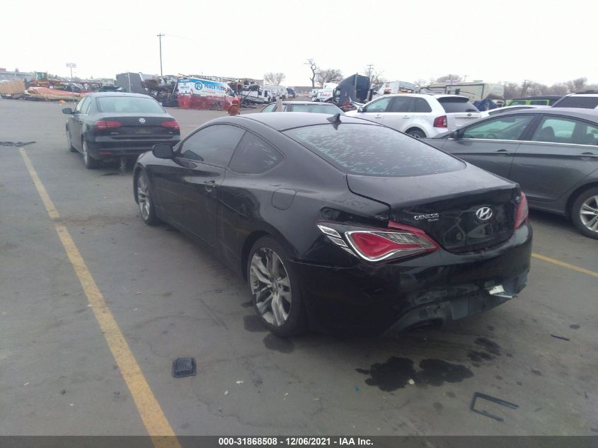 2013 HYUNDAI GENESIS COUPE 2.0T R-SPEC KMHHT6KD2DU102987