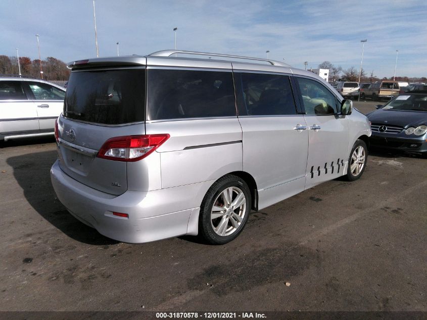 2014 NISSAN QUEST SL JN8AE2KP2E9107425
