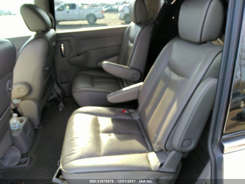 2014 NISSAN QUEST SL JN8AE2KP2E9107425