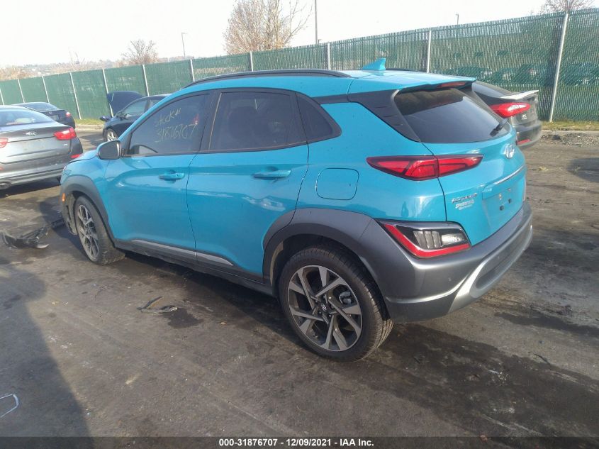 2022 HYUNDAI KONA LIMITED KM8K5CA32NU776209