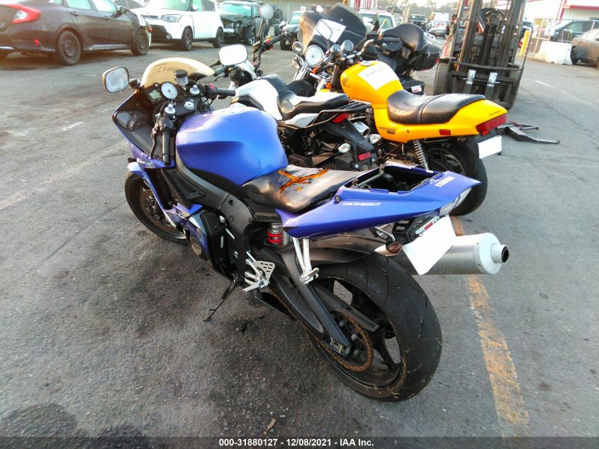 2007 YAMAHA YZFR6 S JYARJ06Y47A006952