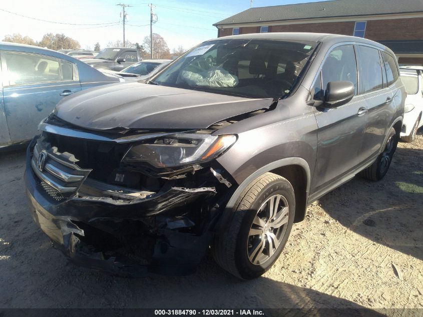 2017 HONDA PILOT EX-L 5FNYF5H75HB016885