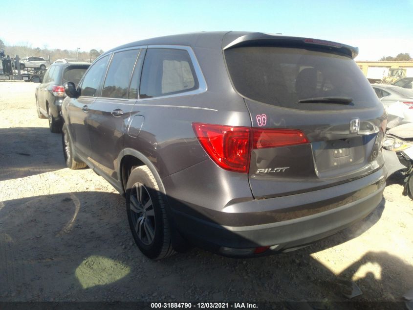 2017 HONDA PILOT EX-L 5FNYF5H75HB016885