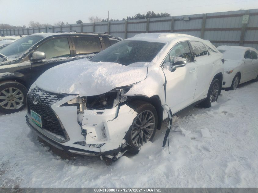 2020 LEXUS RX RX 450H F SPORT 2T2SGMDA4LC047987
