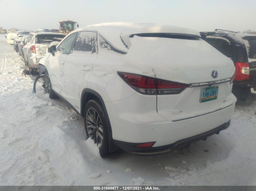 2020 LEXUS RX RX 450H F SPORT 2T2SGMDA4LC047987