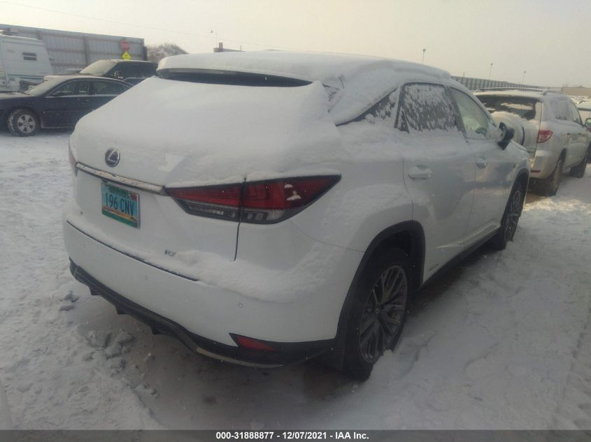2020 LEXUS RX RX 450H F SPORT 2T2SGMDA4LC047987
