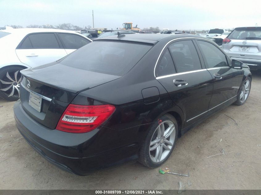 2013 MERCEDES-BENZ C-CLASS C 250 WDDGF4HB9DR263251