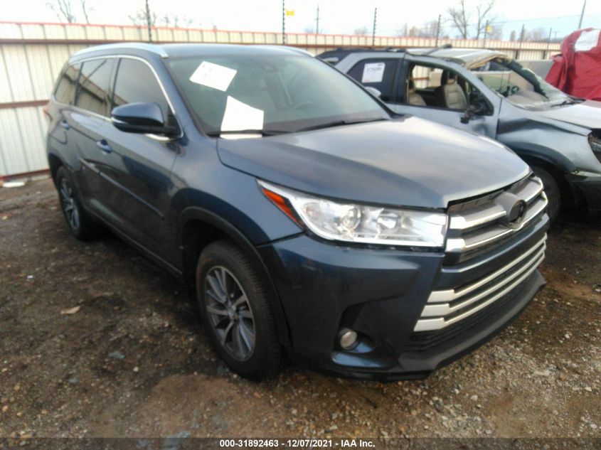 Lot #2543821856 2018 TOYOTA HIGHLANDER XLE salvage car