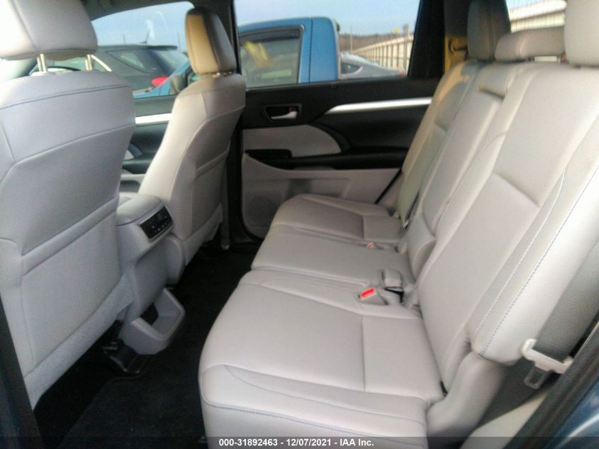 2018 TOYOTA HIGHLANDER SE/XLE 5TDJZRFH1JS892303