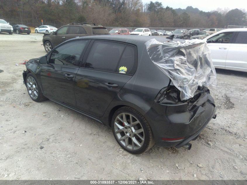 2013 VOLKSWAGEN GTI DRIVER'S EDITION WVWHD7AJ4DW130843