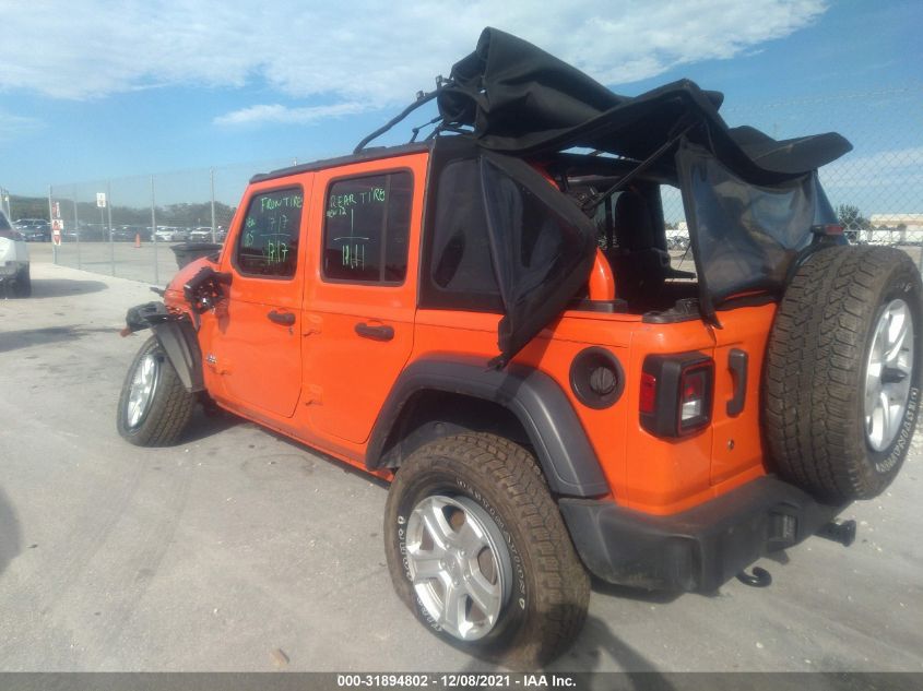 2018 JEEP WRANGLER UNLIMITED SPORT S 1C4HJXDG6JW285110