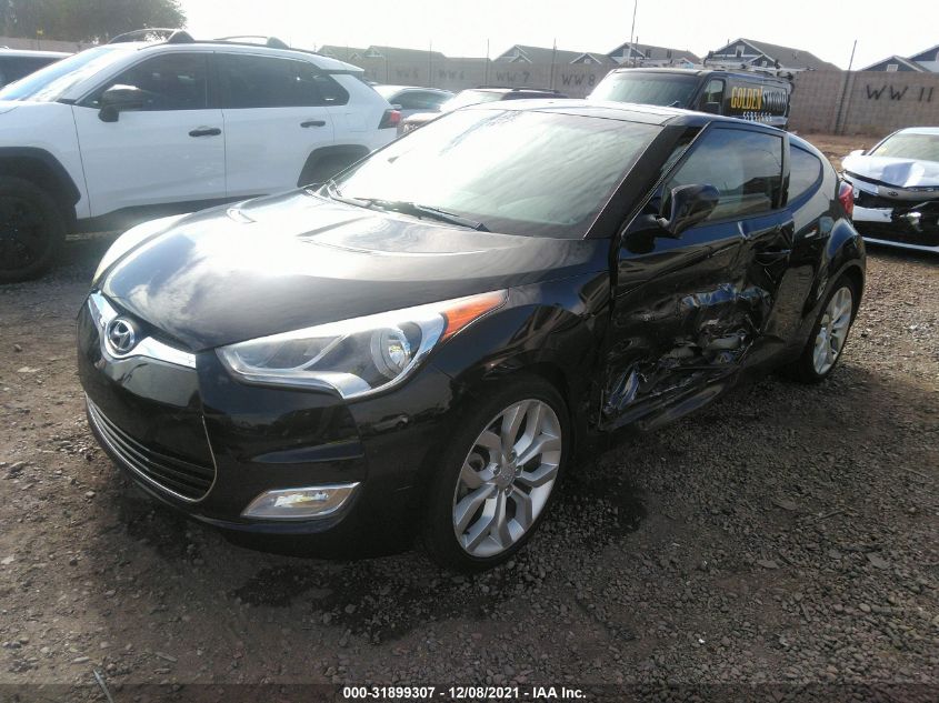 2013 HYUNDAI VELOSTER W/GRAY INT KMHTC6ADXDU166190