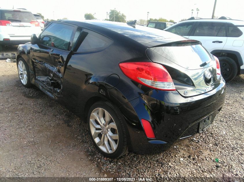 2013 HYUNDAI VELOSTER W/GRAY INT KMHTC6ADXDU166190