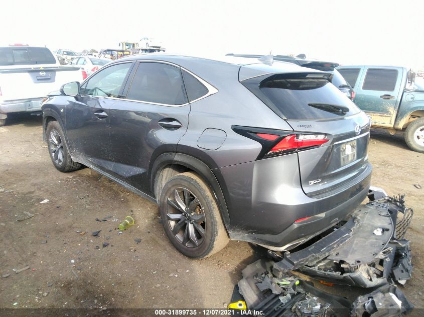 2016 LEXUS NX 200T F SPORT JTJYARBZ4G2031604