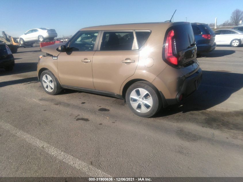 2015 KIA SOUL BASE KNDJN2A21F7231295