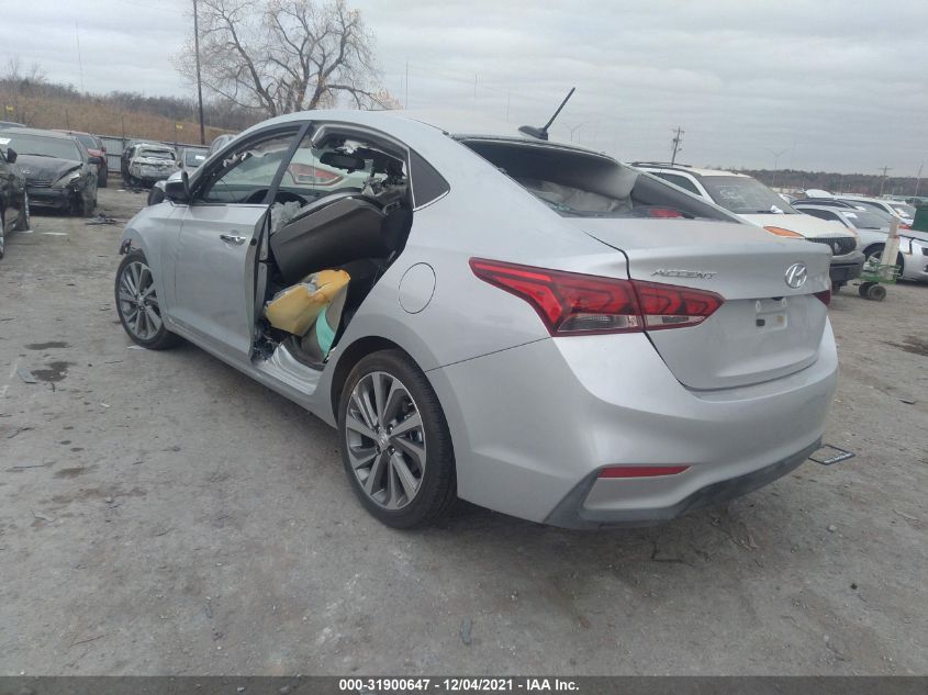 2021 HYUNDAI ACCENT LIMITED 3KPC34A64ME128804