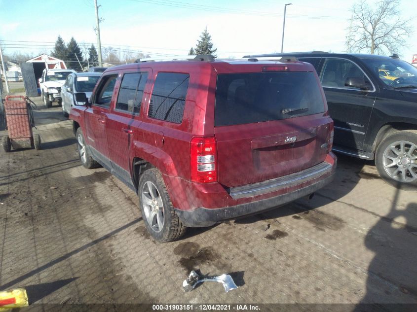 2017 JEEP PATRIOT HIGH ALTITUDE 1C4NJPFA1HD134290