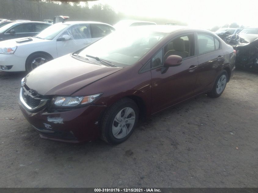 2013 HONDA CIVIC SDN LX 2HGFB2F58DH506116