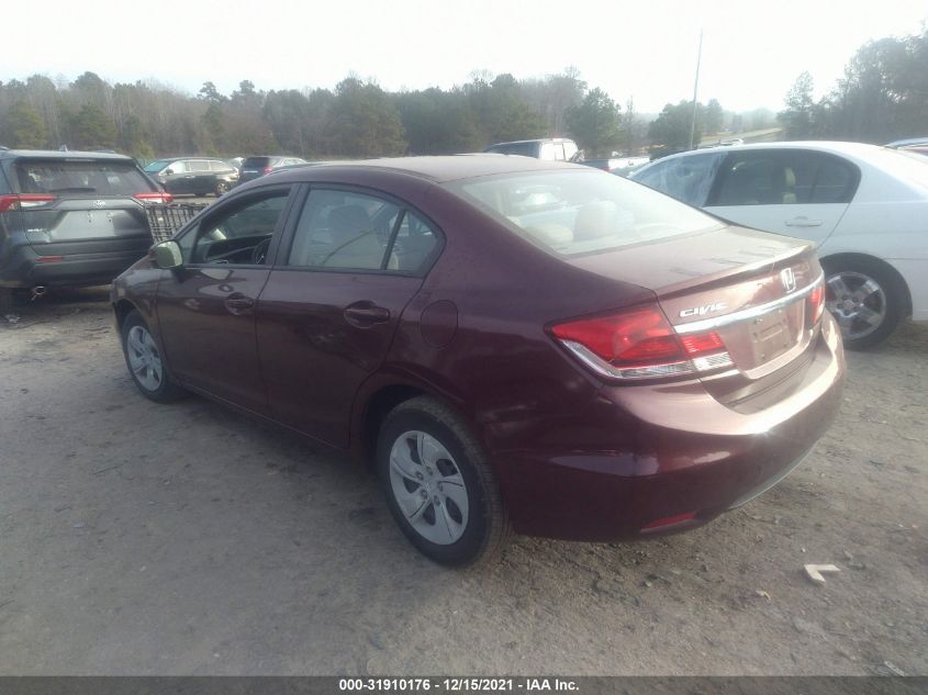 2013 HONDA CIVIC SDN LX 2HGFB2F58DH506116