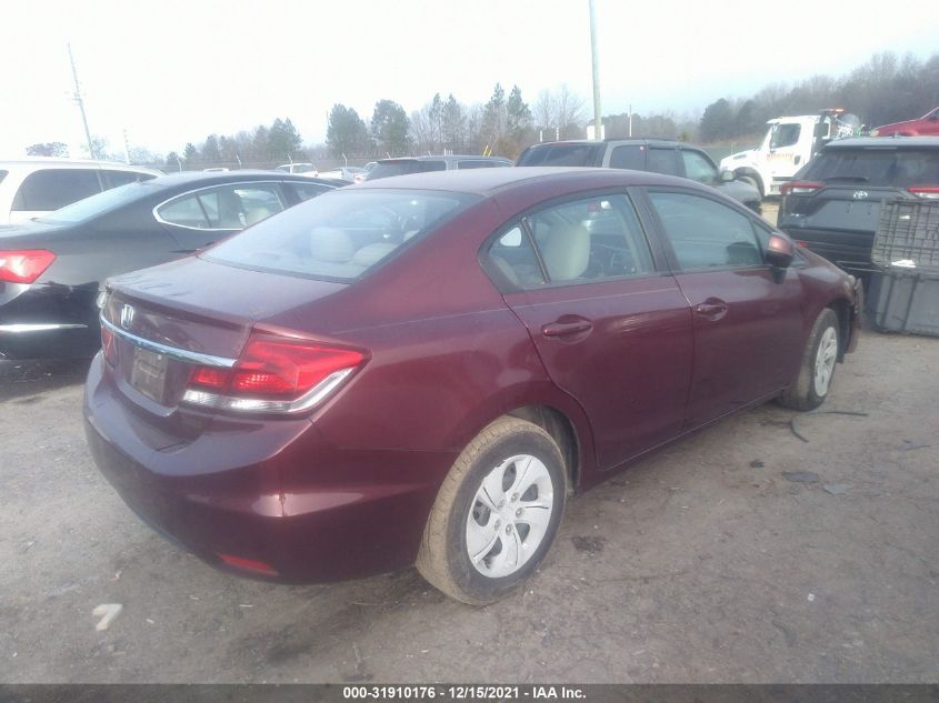 2013 HONDA CIVIC SDN LX 2HGFB2F58DH506116