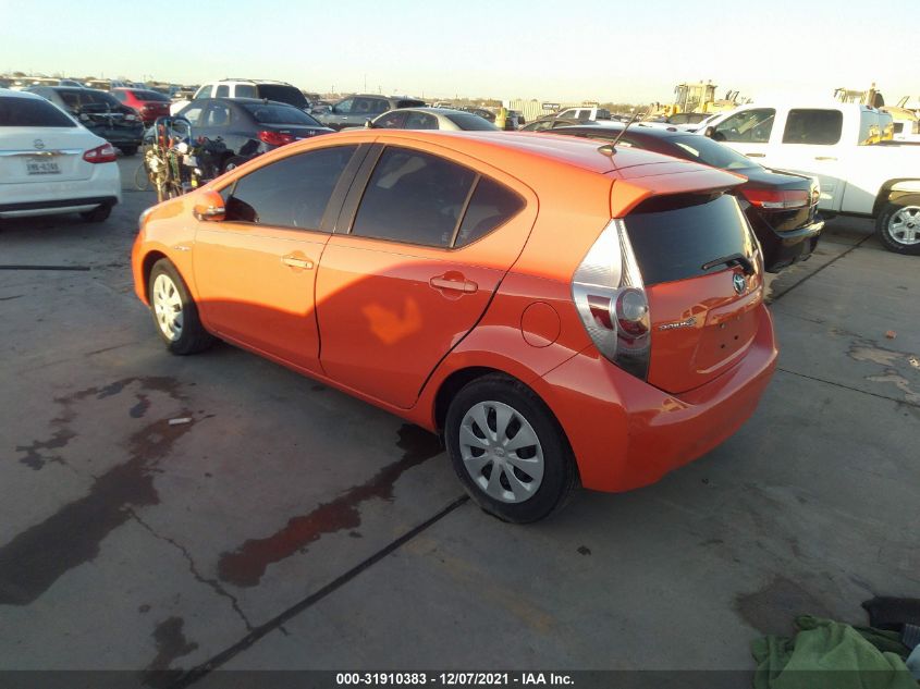 2014 TOYOTA PRIUS C ONE/THREE/TWO/FOUR JTDKDTB36E1073963