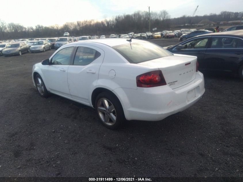 2013 DODGE AVENGER SE 1C3CDZAB0DN537230
