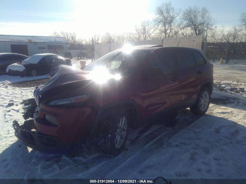 2015 JEEP CHEROKEE SPORT 1C4PJMAB6FW564163
