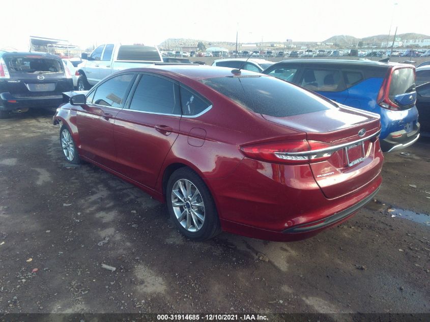 2017 FORD FUSION SE 3FA6P0H7XHR398567