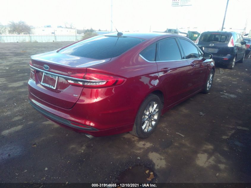 2017 FORD FUSION SE 3FA6P0H7XHR398567