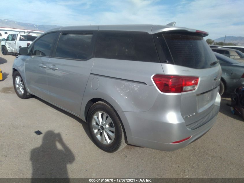 2016 KIA SEDONA L KNDMA5C16G6151934