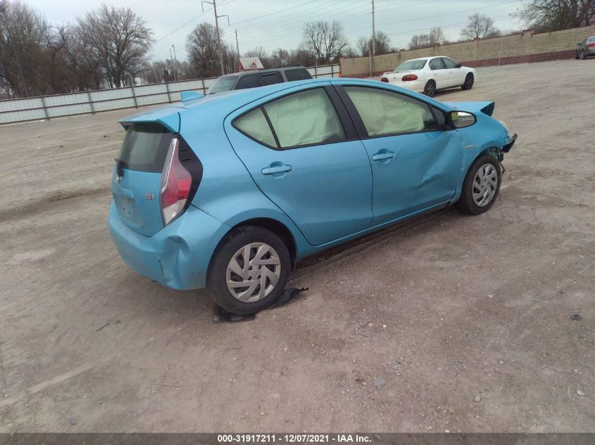 2015 TOYOTA PRIUS C ONE/TWO/THREE/FOUR JTDKDTB37F1106938