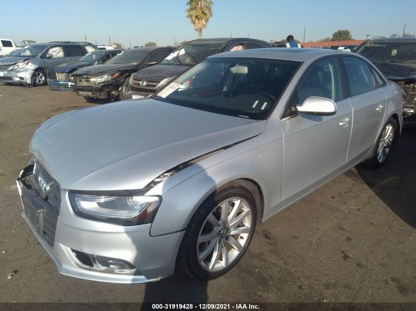2013 AUDI A4 PREMIUM PLUS WAUFFAFL6DN020209