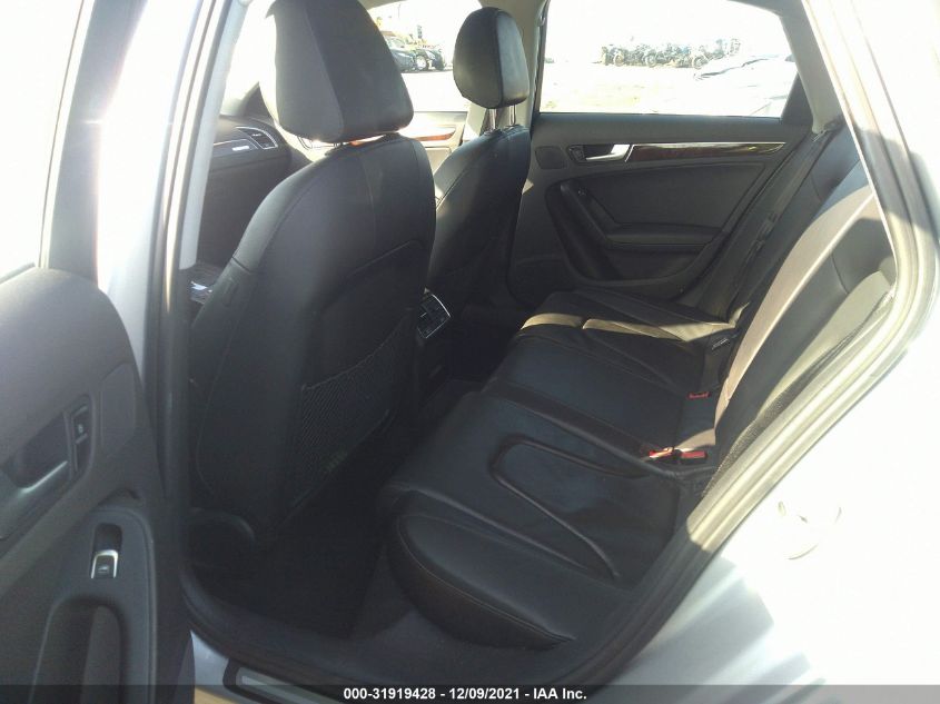 2013 AUDI A4 PREMIUM PLUS WAUFFAFL6DN020209