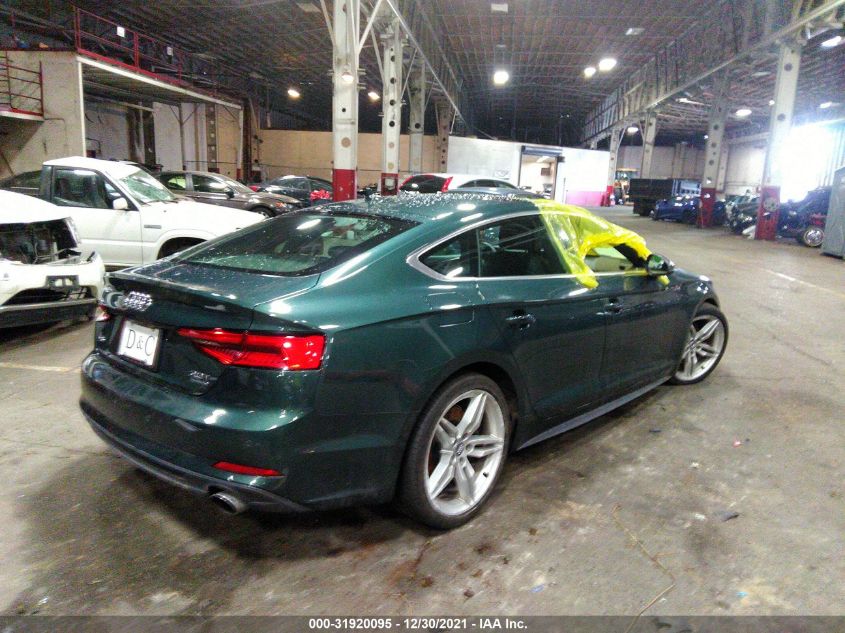 2018 AUDI A5 SPORTBACK PREMIUM PLUS WAUENCF51JA011562