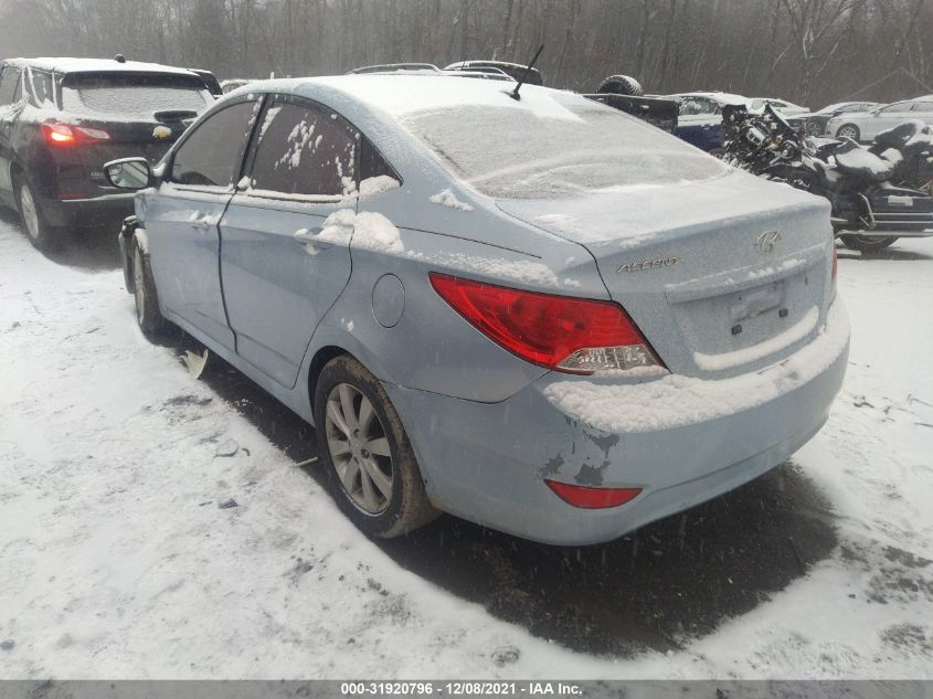 2014 HYUNDAI ACCENT GLS KMHCU4AE0EU748696