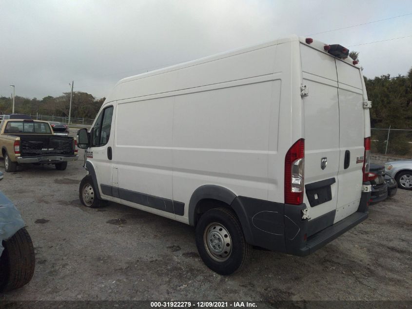 2018 RAM PROMASTER CARGO VAN 3C6TRVBGXJE107664