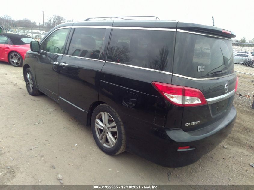 2015 NISSAN QUEST SL JN8AE2KP0F9122832